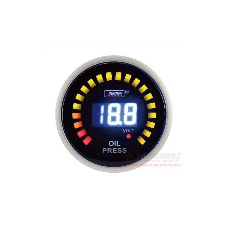 Prosport serie 2in 1 Pressione olio/voltmetro cod. 28OPLCD