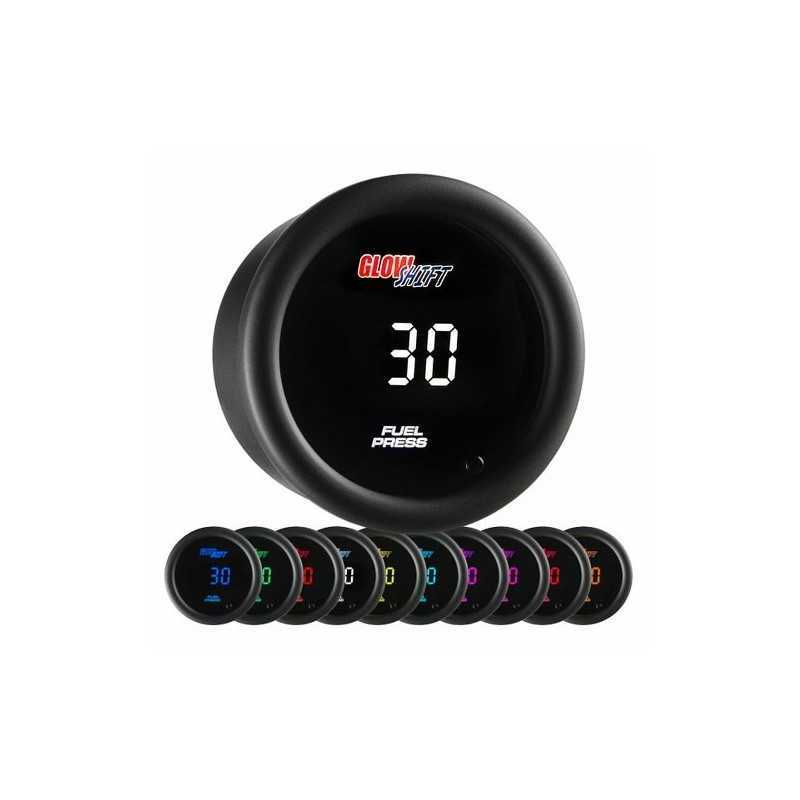 Glowshift pressione benzina 0-2 bar RD-TCD11-2 d.52mm digitale