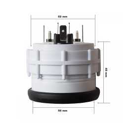 Manometro pressione turbo 3 BAR Black line