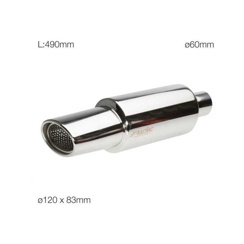 Marmitta ovale acciaio inox