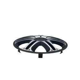 Copricerchi 15" Nascar Silver Black