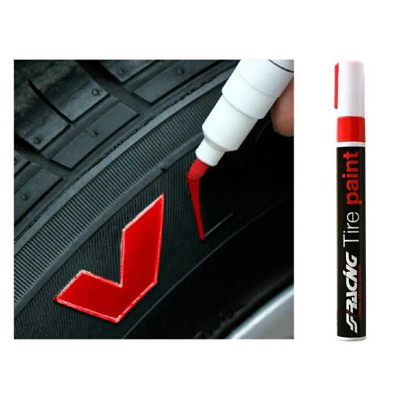 Decorazione gomme rossa