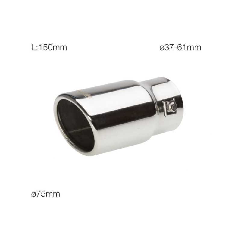 Terminale rotondo inclinato acciaio inox