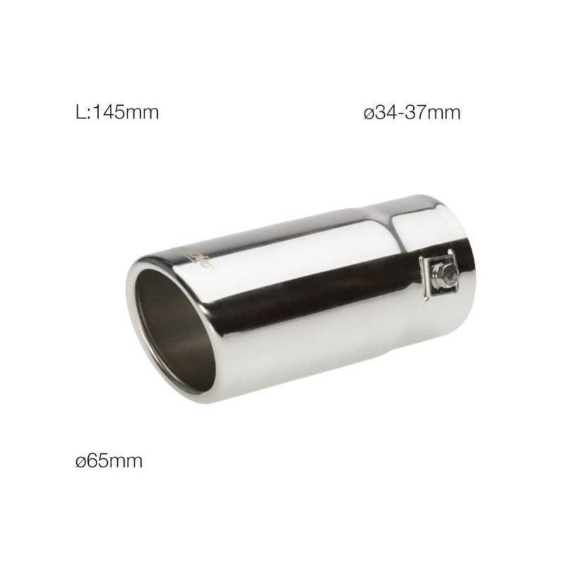 Terminale rotondo inclinato acciaio inox