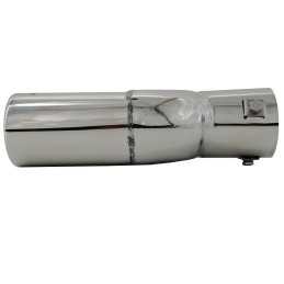 Terminale rotondo doppio acciaio inox
