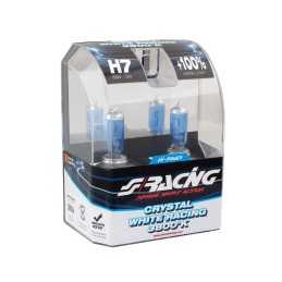 H7 Crystal White Racing alogena