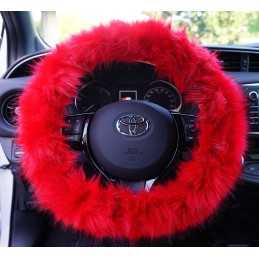 Coprivolante Fluffy Fur rosso