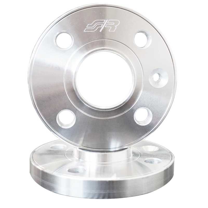 2 distanziali alluminio 17mm 4x108 mozzo 63,4