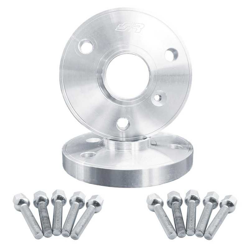 2 distanziali alluminio 17mm 3x112 con bulloneria