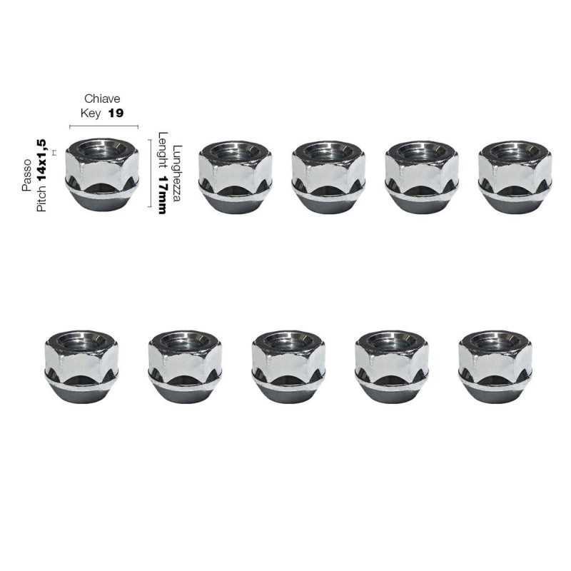 10 dadi ch.19 14x1.5 l.17mm