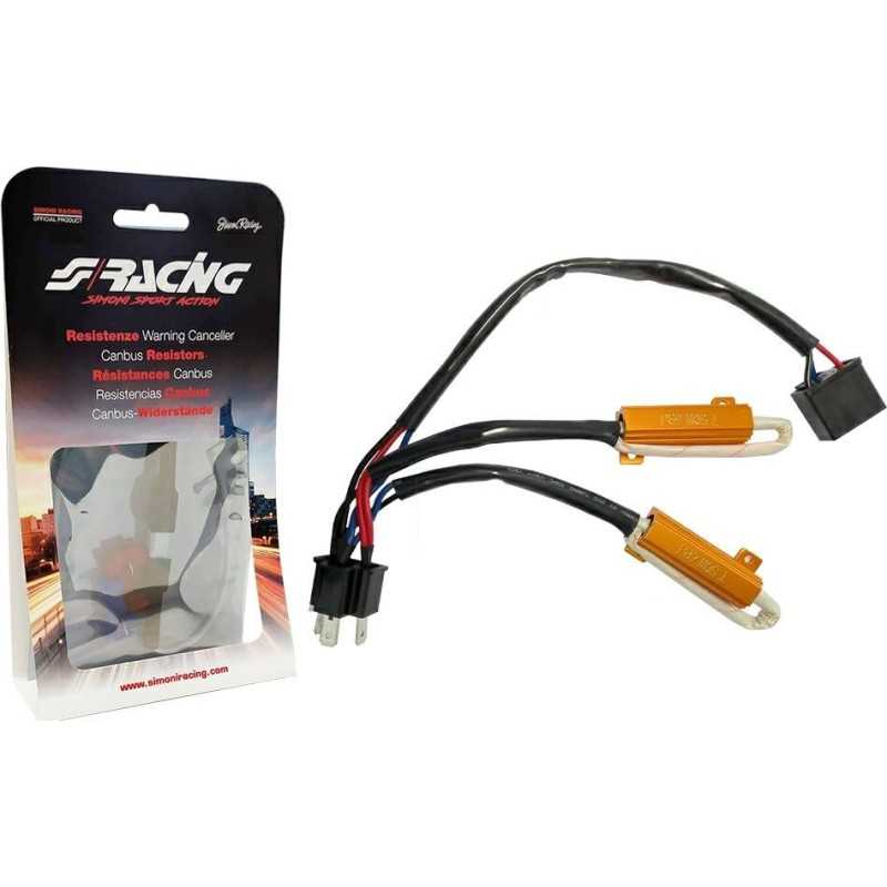 Warning canceller 50W 6 Ohm cablato H4