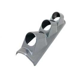 Portastrumenti verticale 3 fori carbon look