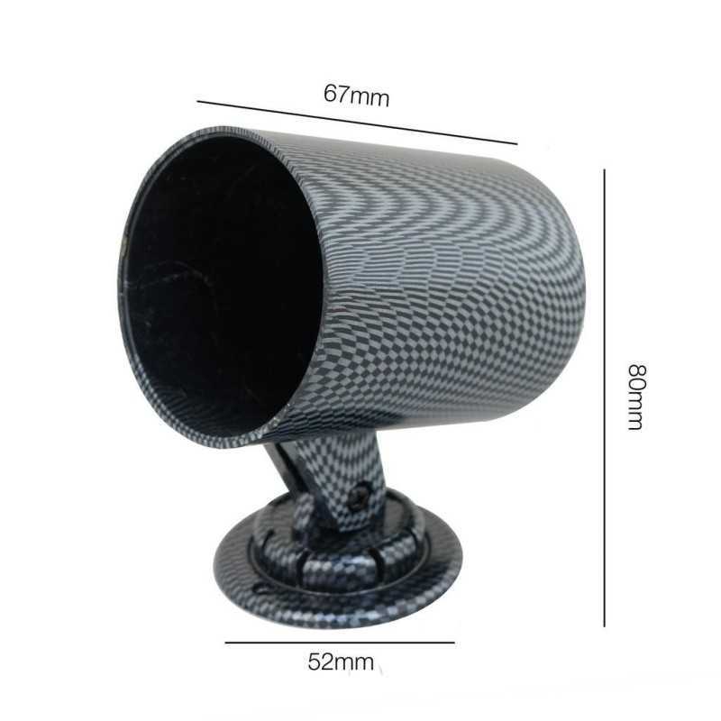Portastrumenti da cruscotto carbon look