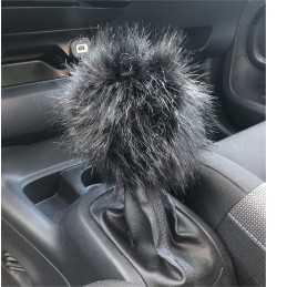 Copripomello Fluffy Fur nero