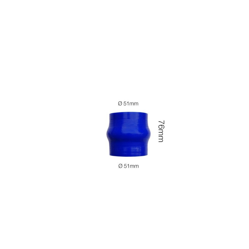 Manicotto blu Manitor soffietto l.76mm id.51mm