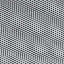 Griglia alluminio nero 1100x500mm per microcar