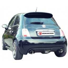 Tubo posteriore Gr. N inox con terminali rotondi centrali 2 / 102 mm Sport Line Linea maggiorata diametro 63,5 mm&nbsp;