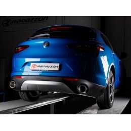 Terminale inox rotondo 2 / 129 mm Sport Line Black&nbsp; Da montare in coppia con 50.0771.40