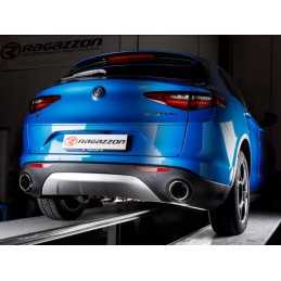 Terminale inox rotondo 2 / 129 mm Sport Line Black&nbsp; Da montare in coppia con 50.0821.40