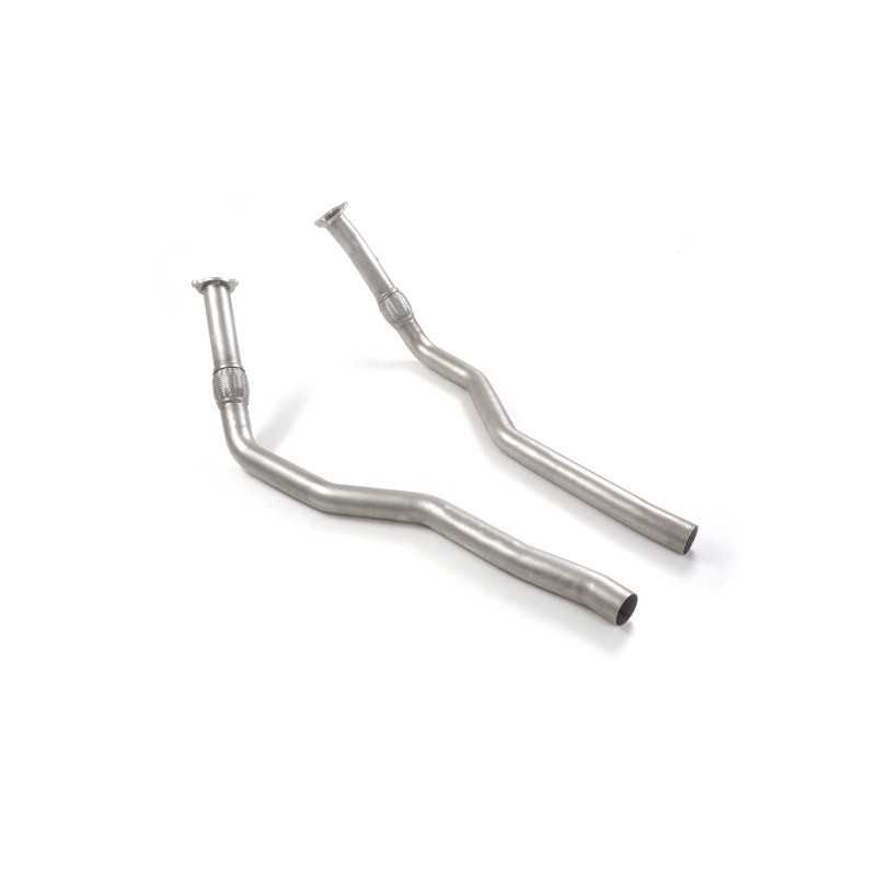 Tubi anteriori Gr.N senza silenziatori inox&nbsp;&nbsp;&nbsp; Linea maggiorata diametro 70 mm