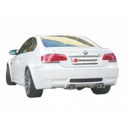 Posteriore inox sdoppiato con terminali rotondi 2 / 2x80 mm Race Line sfalsati