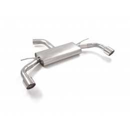 Posteriore inox sdoppiato con terminali rotondi 4 / 102 mm Sport Line Linea maggiorata diametro 70 mm