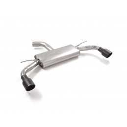 Posteriore inox sdoppiato con terminali rotondi 2 / 102 mm Sport Line Black&nbsp;&nbsp; Linea maggiorata diametro 70 mm