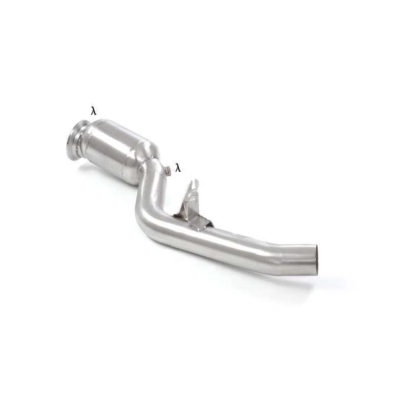 Catalizzatore metallico 300cpsi Gr. N&nbsp;&nbsp;&nbsp; Linea maggiorata diametro 70 mm Richiede rimappatura della centralina&nbsp;