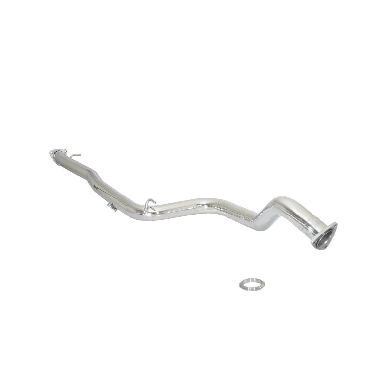Tubo centrale Gr.A senza silenziatore inox Linea maggiorata diametro 70 mm