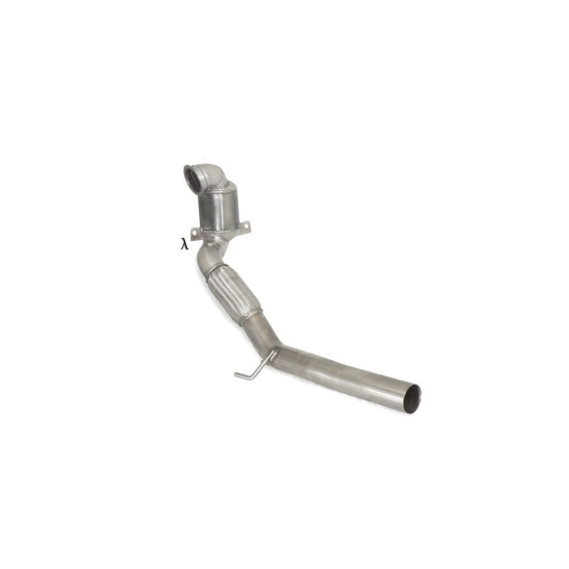 Catalizzatore metallico 300cpsi Gr. N&nbsp;&nbsp;&nbsp; Linea maggiorata diametro 70 mm Richiede rimappatura della centralina&nbsp;