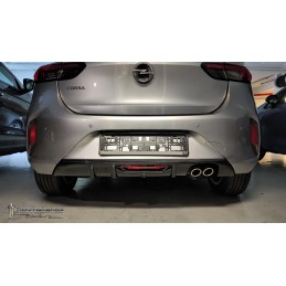 Diffusore posteriore with Dual Exhaust Opel Corsa F GS-Line (2019-)