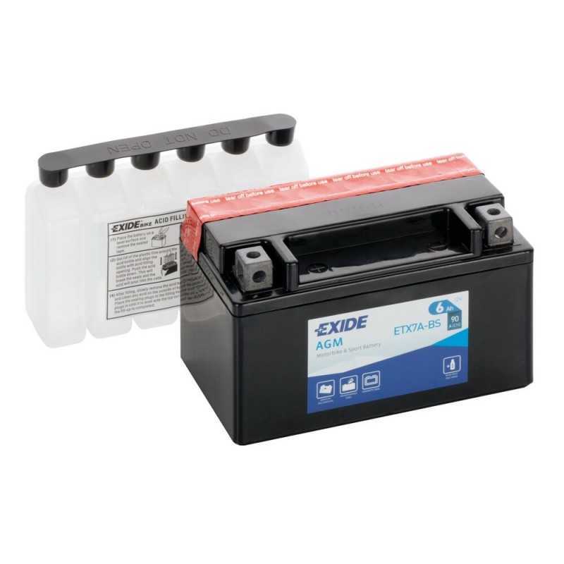 BATTERIA 6Ah 90A EXIDE MOTO AGM A CARICA SECCA