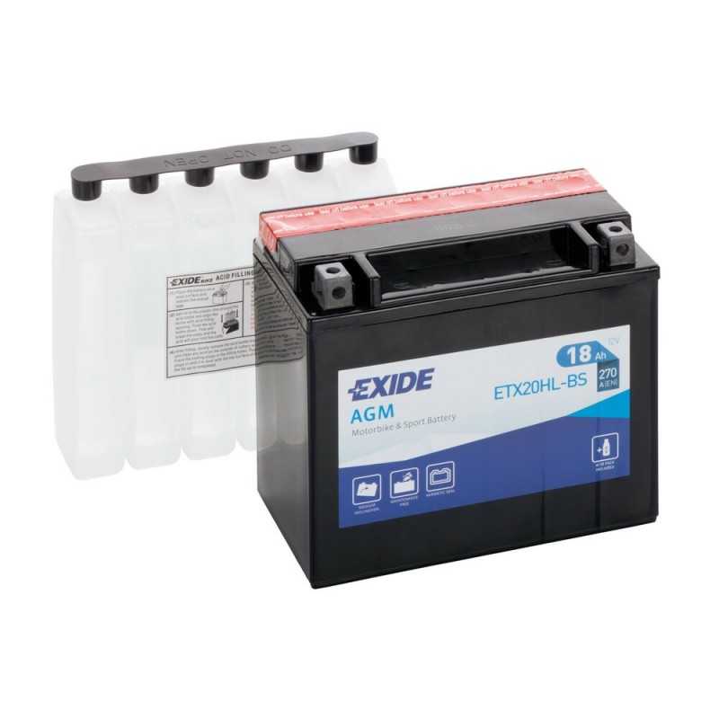 BATTERIA 18Ah 270A EXIDE MOTO AGM A CARICA SECCA