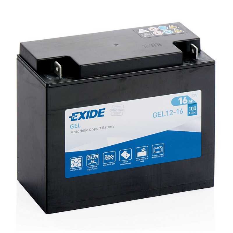 BATTERIA 16Ah 100A EXIDE MOTO GEL