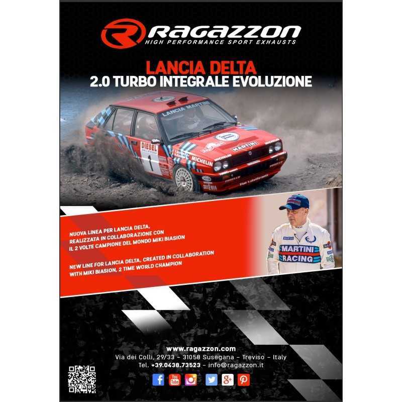 Tubo anteriore con flessibile inox&nbsp;&nbsp; Linea maggiorata diametro 70 mm