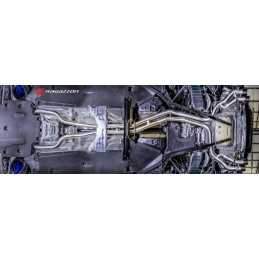 Tubo sostituzione catalizzatore Gr.N inox con rimozione filtro antiparticolato. Presenti tutti gli attacchi delle sonde original
