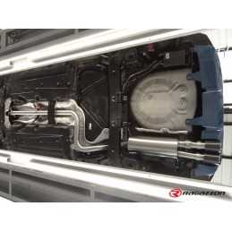 Posteriore inox Gr. N con terminali rotondi 2x90 mm Sport Line Esclude valvola OEM. Per eliminare l’accensione della spia gesti