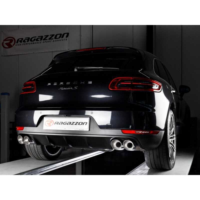Posteriore inox sdoppiato con terminali rotondi 2 / 102 mm Sport Line&nbsp;&nbsp;