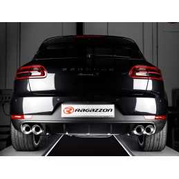 Posteriore inox sdoppiato con terminali rotondi 2 / 102 mm Sport Line&nbsp;&nbsp;