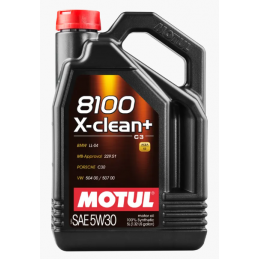 MOTUL 5W30 8100 X-CLEAN+ 5 LT
