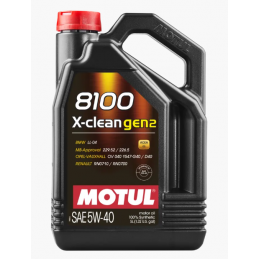 MOTUL 5W40 8100 X-CLEAN GEN2 5 LT