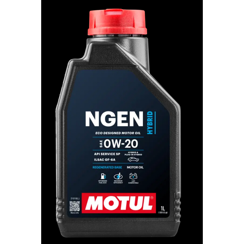 MOTUL NGEN HYBRID 0W-20 1 LT