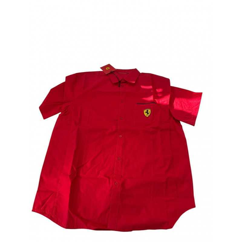32126020223 CAMICIA FERRARI UOMO ROSSA TG.L