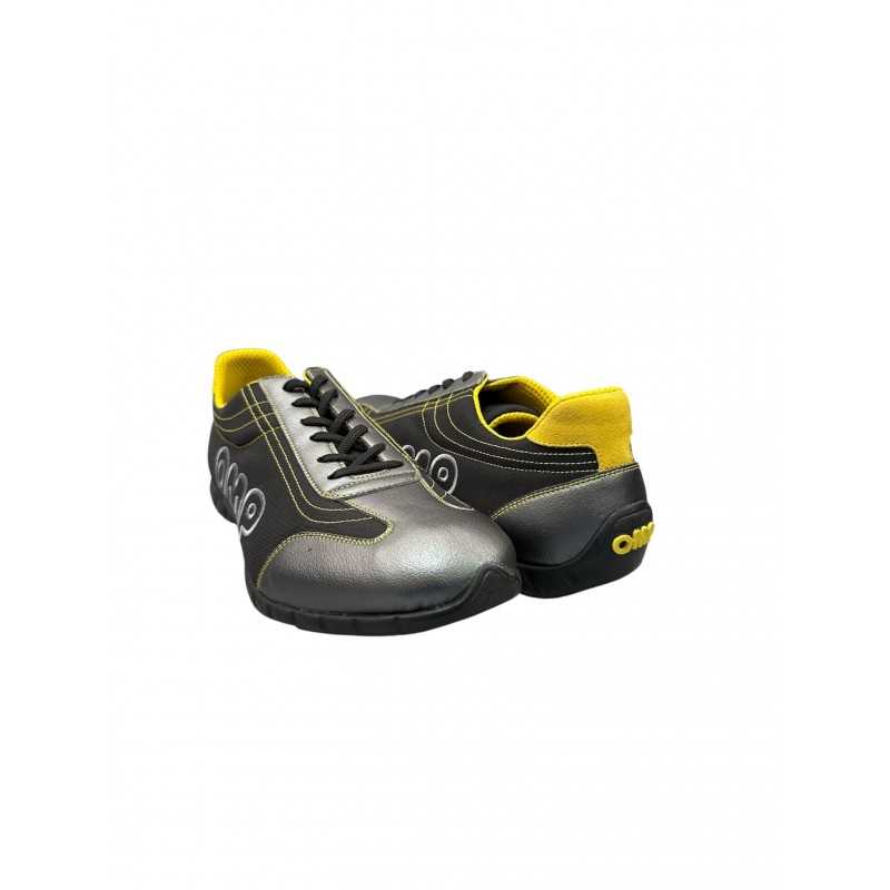 SCARPE OMP PADDOCK NERO/ARGENTO TG.43