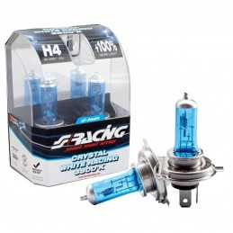 Lampadine alogene H4 Crystal White Racing