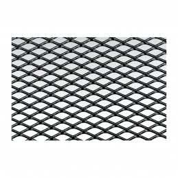 Griglia alluminio nero 125x30 cm maglia media