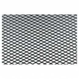 Griglia alluminio nero 125x20 maglia stretta