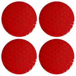 Adesivo riflettente Red Ø 30 mm