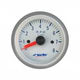 Contagiri 0-8000 RPM Silver line
