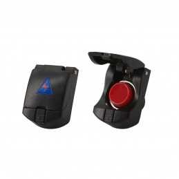 Pulsante Cover button black